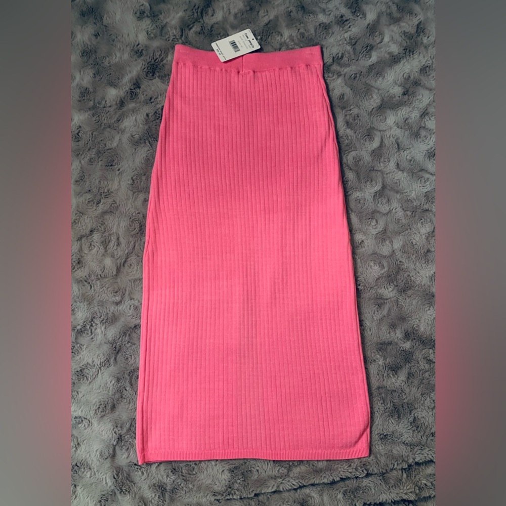 Free People Pink Skyline Midi Skirt • NWT• Size XS - Picture 2 of 15